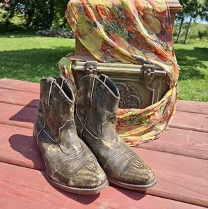 Roper Brown Heeled Boots